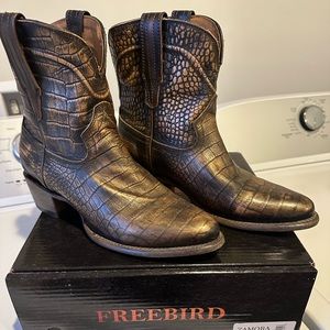 Freebird Zamora Western Bronze Multi Boots Women’s size 9